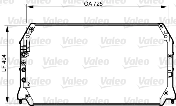 Condenseur, climatisation VALEO 814247