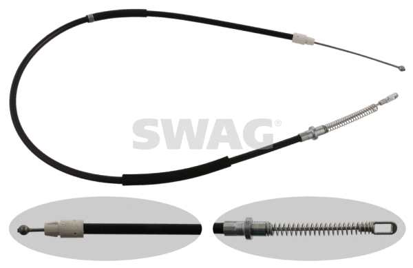 Tirette à câble, frein de stationnement SWAG 10 93 7273