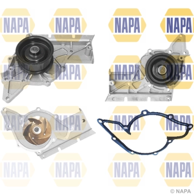 Pompe à eau, refroidissement du moteur NAPA NWP1034