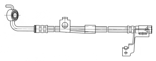 Flexible de frein CEF 512136