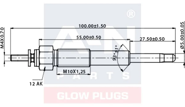 Bougie de préchauffage A-N PARTS A-N095242