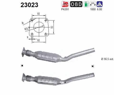 Catalyseur AS 23023