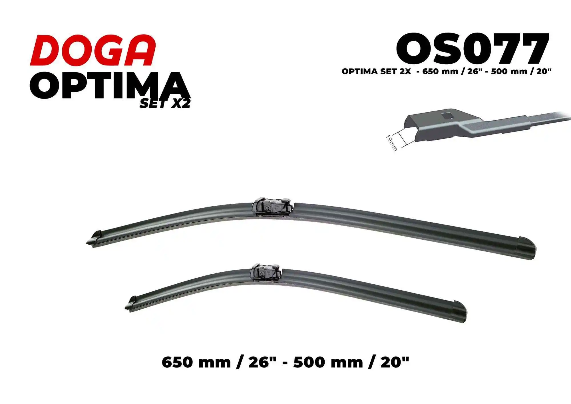 Balai d'essuie-glace DOGA OS077