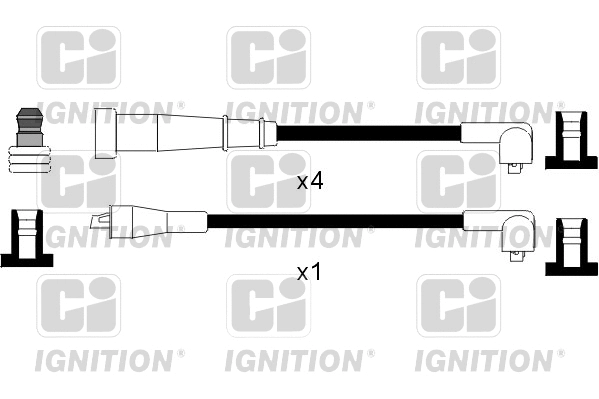 Kit de câbles d'allumage QUINTON HAZELL XC810