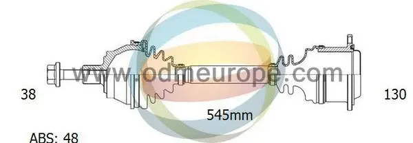 Arbre de transmission 4X4 ESTANFI EST-18-212431