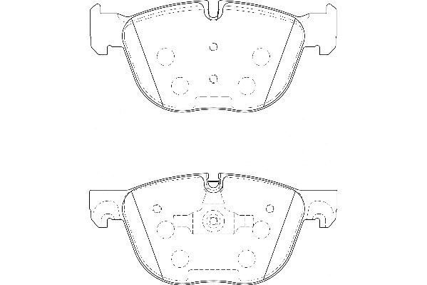 Kit de plaquettes de frein, frein à disque Omnicraft 2135150