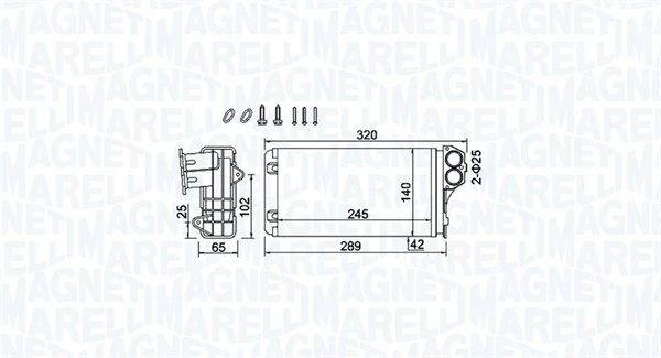 Système de chauffage MAGNETI MARELLI 350218416000