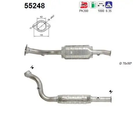 Catalyseur AS 55248