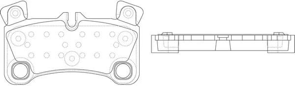 Kit de plaquettes de frein, frein à disque SB BP33530