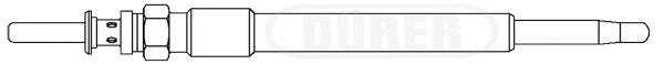 Bougie de préchauffage DÜRER DG50132
