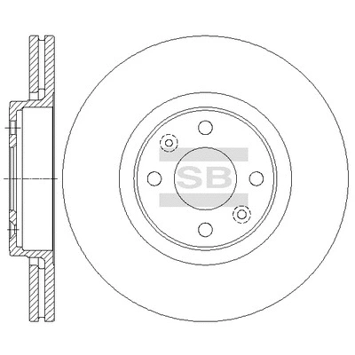 Disque de frein Hi-Q SD3065