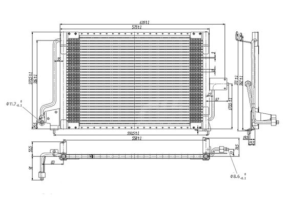 Condenseur, climatisation HART 602 265