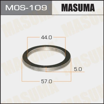 Bague d'étanchéité, tuyau d'échappement MASUMA MOS-109