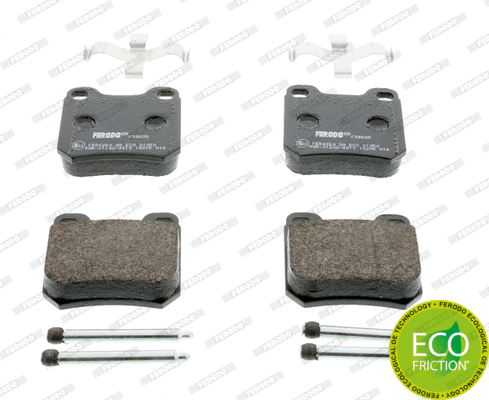 Kit de plaquettes de frein, frein à disque FERODO FDB525