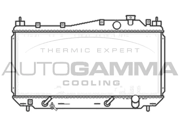 Radiateur, refroidissement du moteur AUTOGAMMA 103435