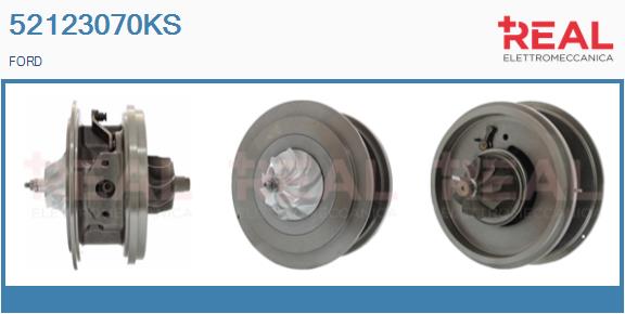 Groupe carter, turbocompresseur REAL 52123070KS