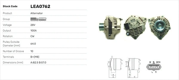 Alternateur LUSA LEA0762