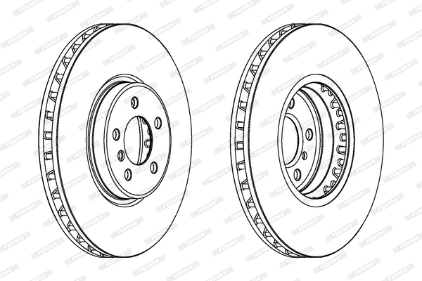 Disque de frein FERODO DDF1746C-1