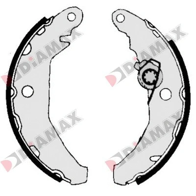 Jeu de mâchoires de frein DIAMAX N01217