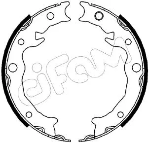 Jeu de mâchoires de frein, frein de stationnement CIFAM 153-538