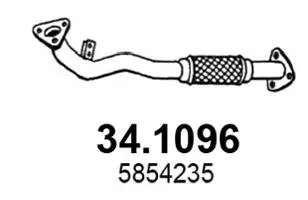 Tuyau d'échappement ASSO 34.1096