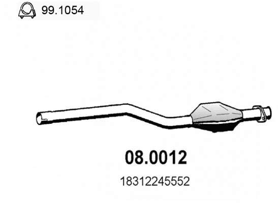 Catalyseur ASSO 08.0012