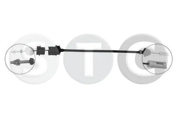 Tirette à câble, commande d'embrayage STC T480720