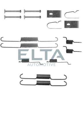 Kit d'accessoires, mâchoire de frein ELTA AUTOMOTIVE EA8121