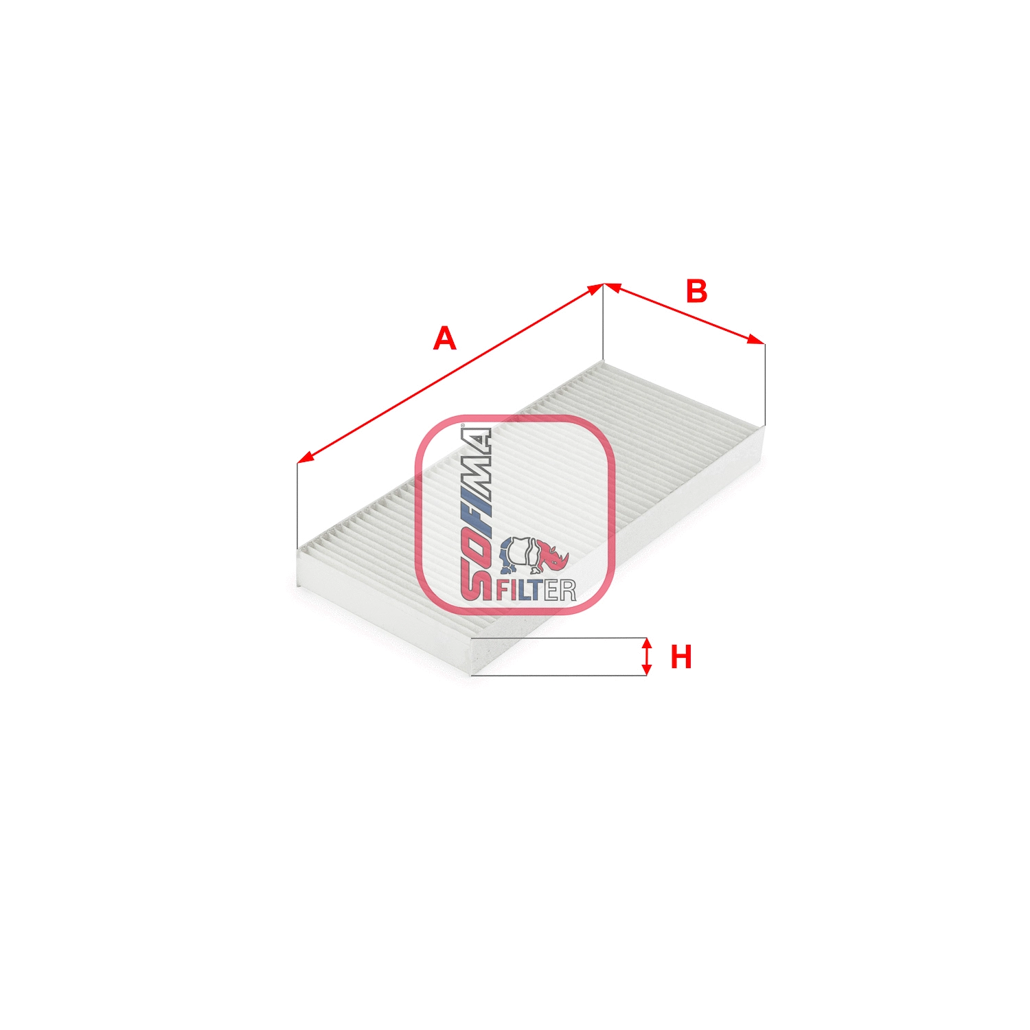 Filtre, air de l'habitacle SOFIMA S 3328 C