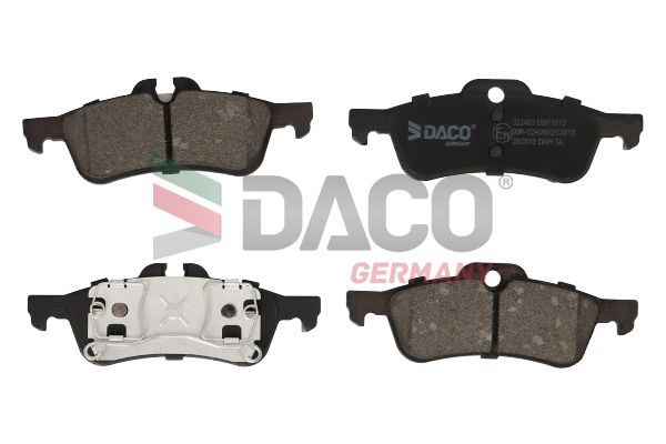 Kit de plaquettes de frein, frein à disque DACO Germany 322403