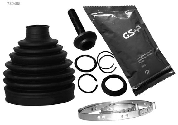 Jeu de joints-soufflets, arbre de commande GSP-BR 780405