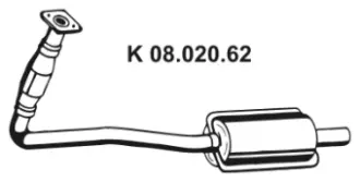 Catalyseur EBERSPÄCHER 08.020.62