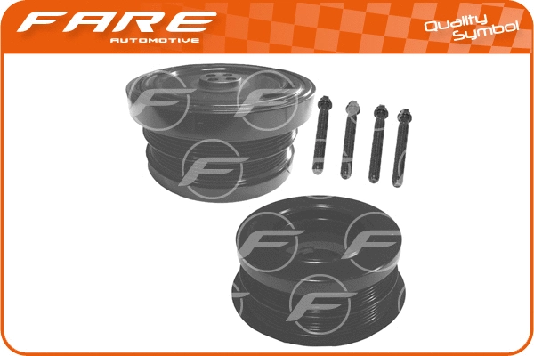 Kit de poulies, vilebrequin FARE SA 4228C