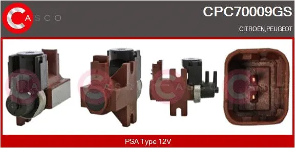 Transmetteur de pression, contrôle des gaz d'échappement CASCO CPC70009GS