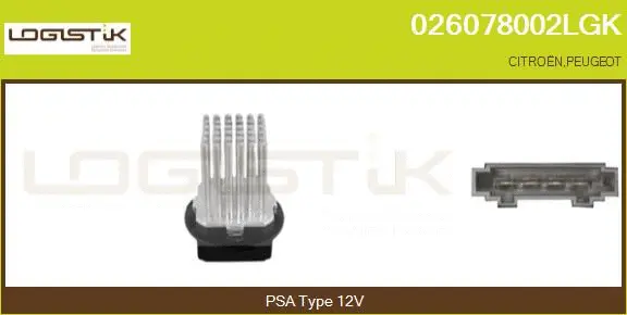 Résistance, pulseur d'air habitacle LGK 026078002LGK