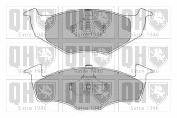 Kit de plaquettes de frein, frein à disque QUINTON HAZELL BP873