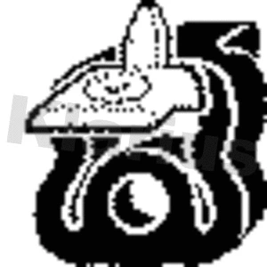 Support, silencieux KLARIUS 420334