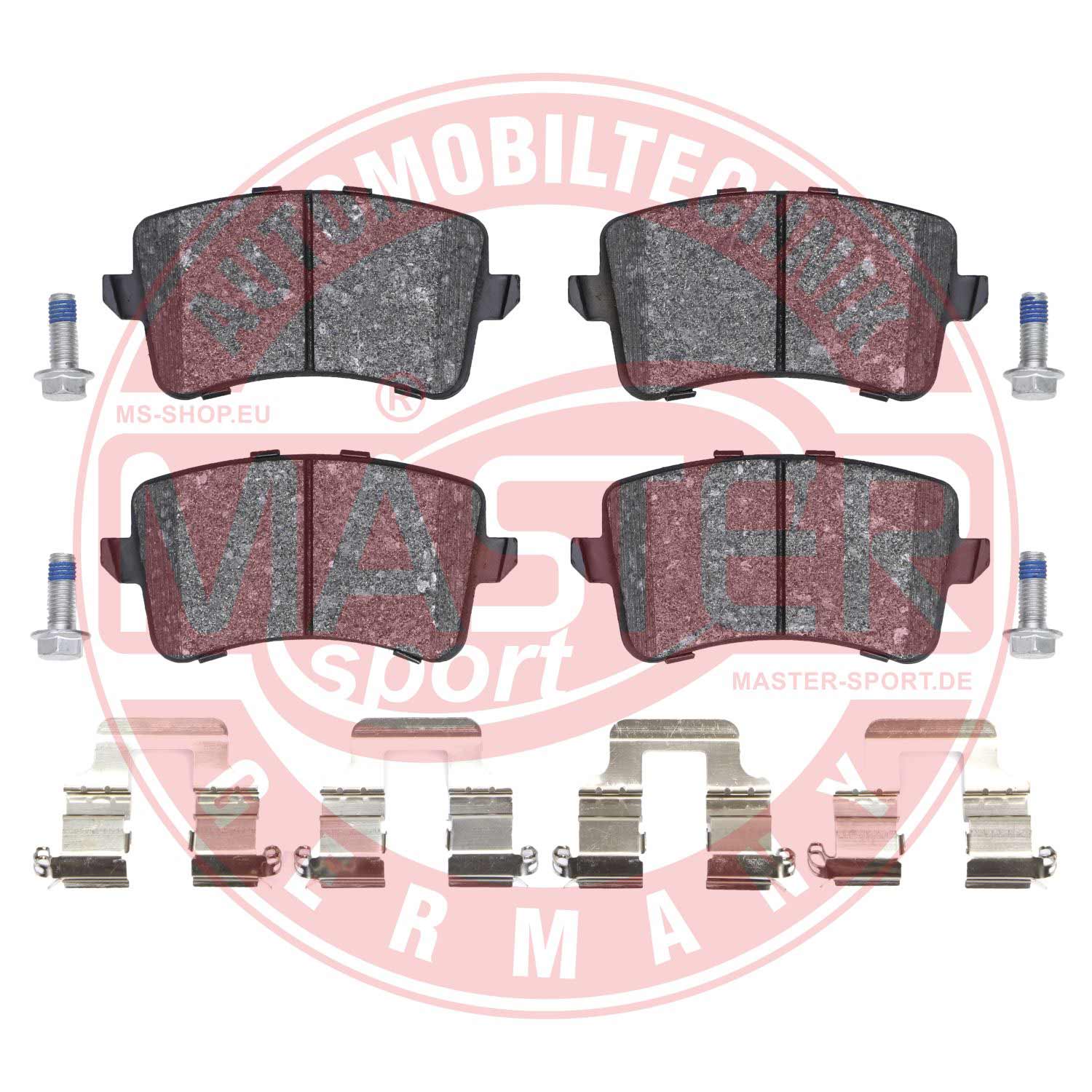 Kit de plaquettes de frein, frein à disque MASTER-SPORT GERMANY 13046027472N-SET-MS