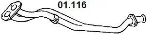 Tuyau d'échappement NOVAK 01.116