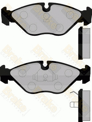 Kit de plaquettes de frein, frein à disque Brake ENGINEERING PA818