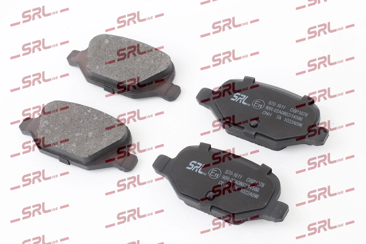 Kit de plaquettes de frein, frein à disque SRLine S70-1611