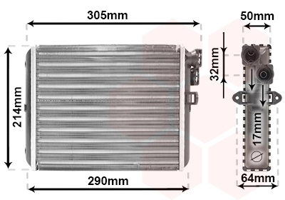 Système de chauffage VAN WEZEL 59006110