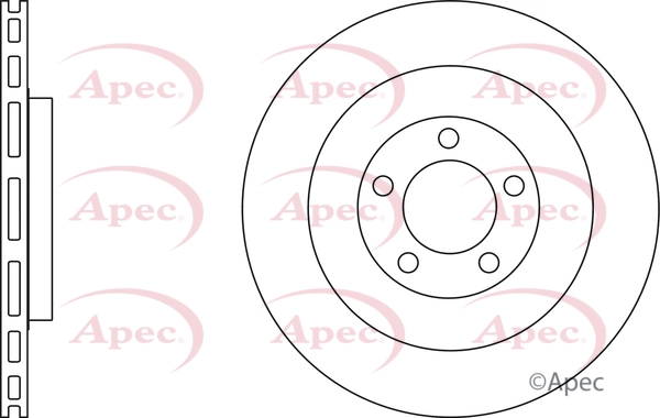 Disque de frein APEC DSK3200