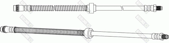 Flexible de frein GIRLING 9002372