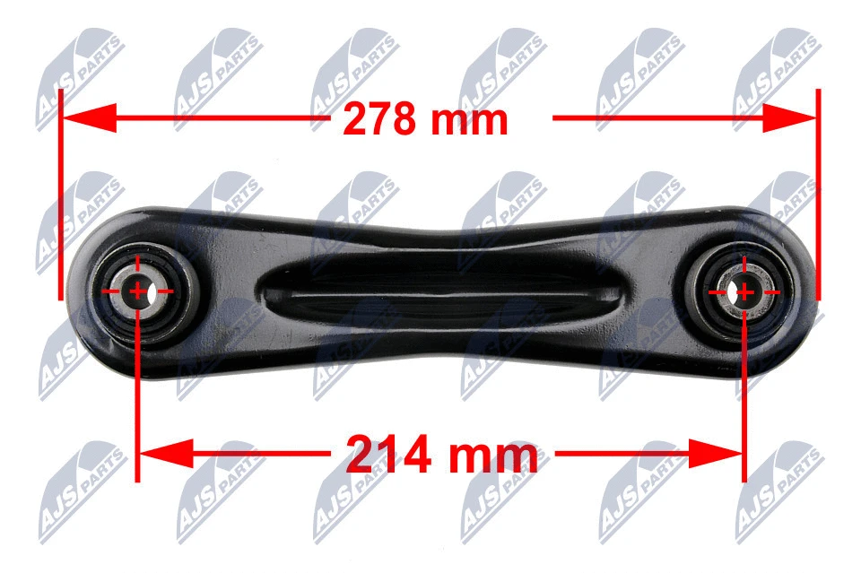 Bras de liaison, suspension de roue NTY ZWT-FR-010