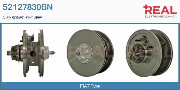 Groupe carter, turbocompresseur REAL 52127830BN