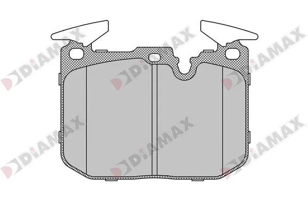 Kit de plaquettes de frein, frein à disque DIAMAX N09762