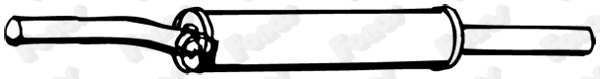 Silencieux avant FONOS 616449