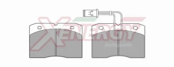 Kit de plaquettes de frein, frein à disque AP XENERGY X40208