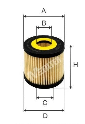 Filtre à huile MFILTER TE 4056